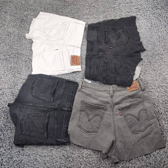 Lot of Denim Jean Scrap Multicolor Material Art Crafts Sewing Projects Cut 4lbs - Picture 2 of 11